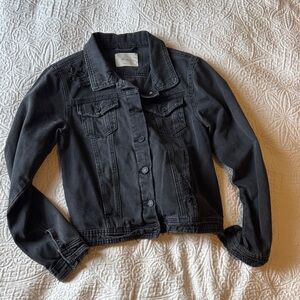 KanCan Dark Gray Denim Jacket